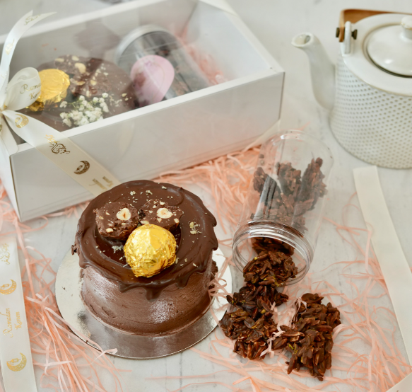 Keto Nutty Delight Bento Cake & Crispy Treat Box Keto Nutty Delight Bento Cake & Crispy Treat Box