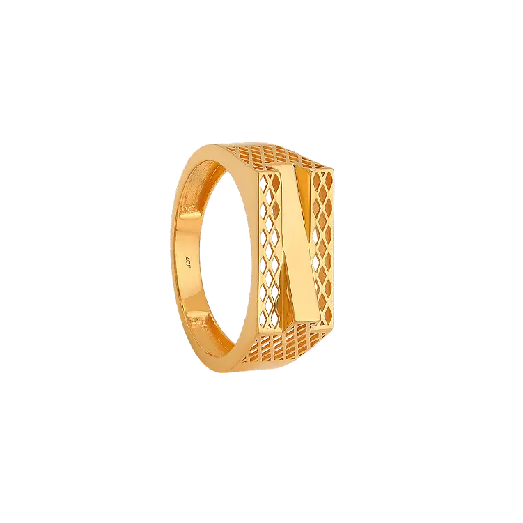 Mens Single Tone Ring