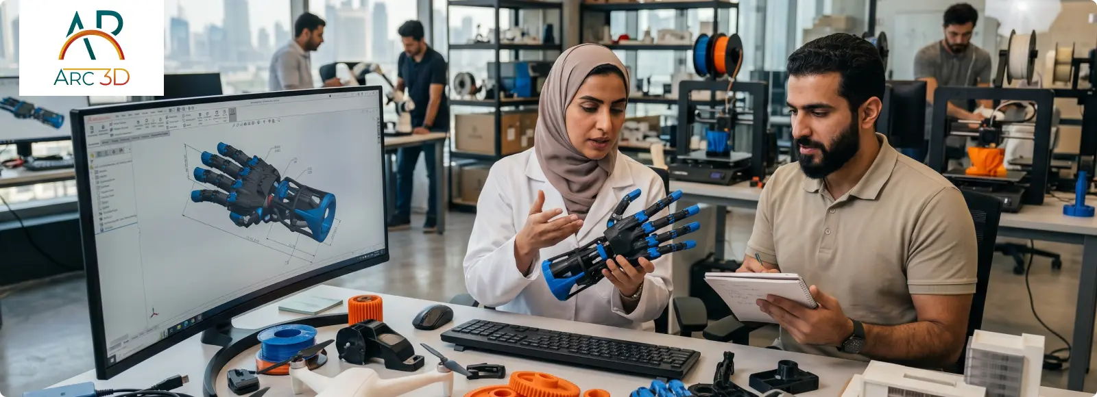 FDM 3D printing guide covering process, materials, benefits, and applications in the UAE