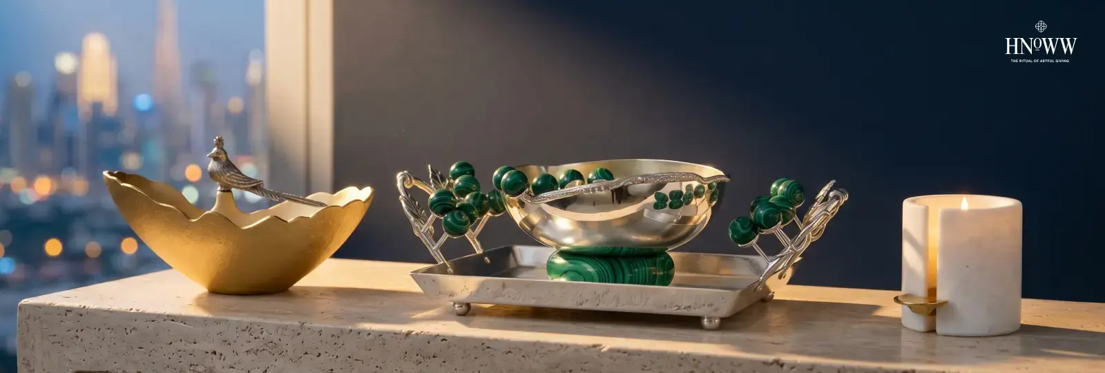 instead of flowers give luxury housewarming gifts in Dubai