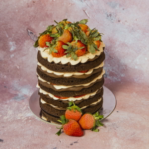 Strawberry Choco Love Cake for Valentines Day hola Keto Desserts Dubai Abu Dhabi Sharjah Al Ain Fujairah Ajman UAE