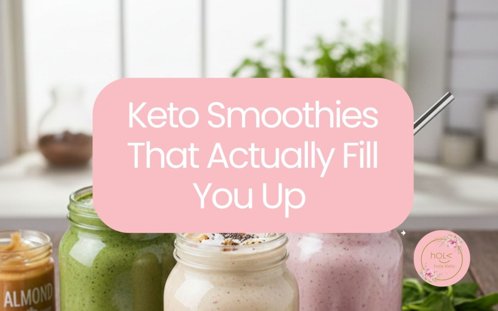 Keto Smoothies That Actually Fill You Up