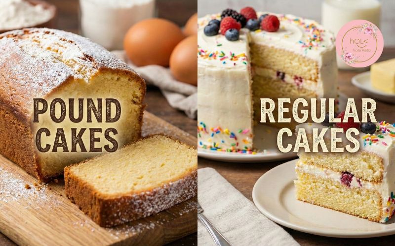 Pound Cakes vs Regular Cakes
