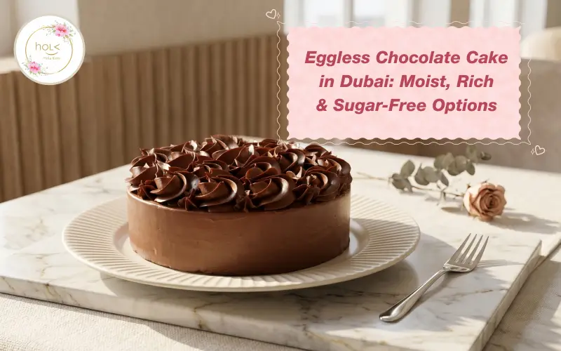 Eggless Chocolate Cake in Dubai_ Moist, Rich & Sugar-Free Options